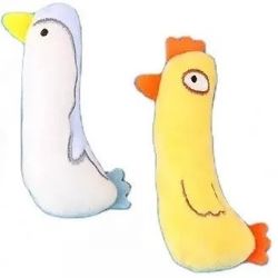Peluches à l'herbe à chat Cluck &amp; Quack 