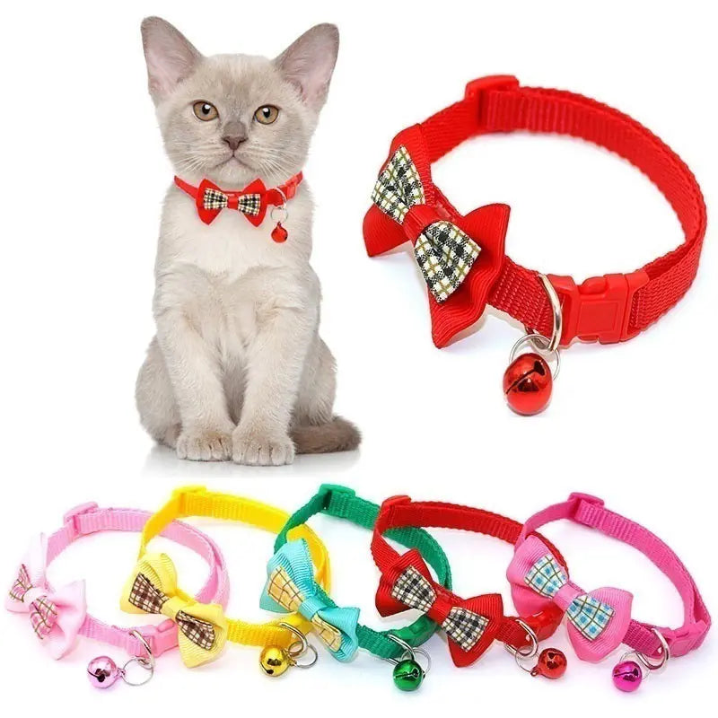 Collar elegante para gatos con pajarita: una combinación perfecta de elegancia y comodidad