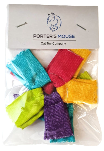 Porter's Mouse - Jouet pour chat Colorburst - paquet de 2