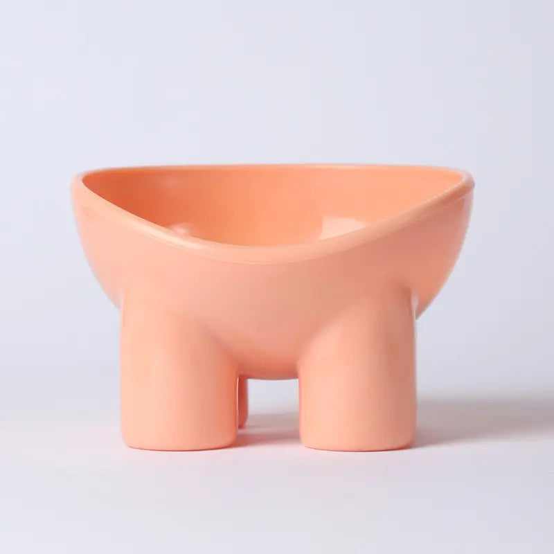 Playful Pachyderm Cat Bowl