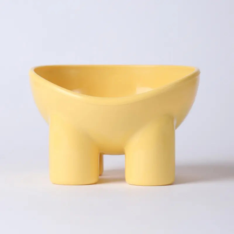 Playful Pachyderm Cat Bowl