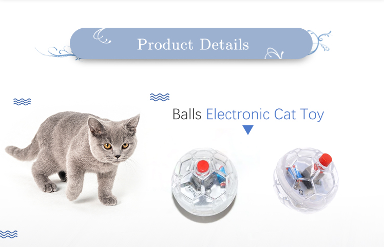 DazzleDasher - Flashing LED Ball Cat Toy