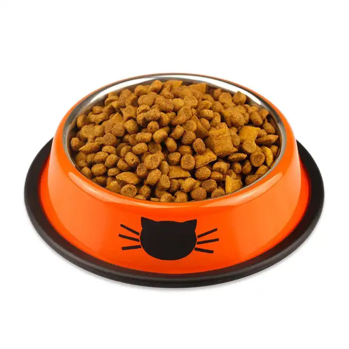 Plat pour chat en acier inoxydable