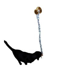 Porter's Mouse - Bungee Bounce Feather Toy