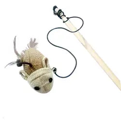 Eco-Friendly Cat Catcher Teaser Wand Cat Toy